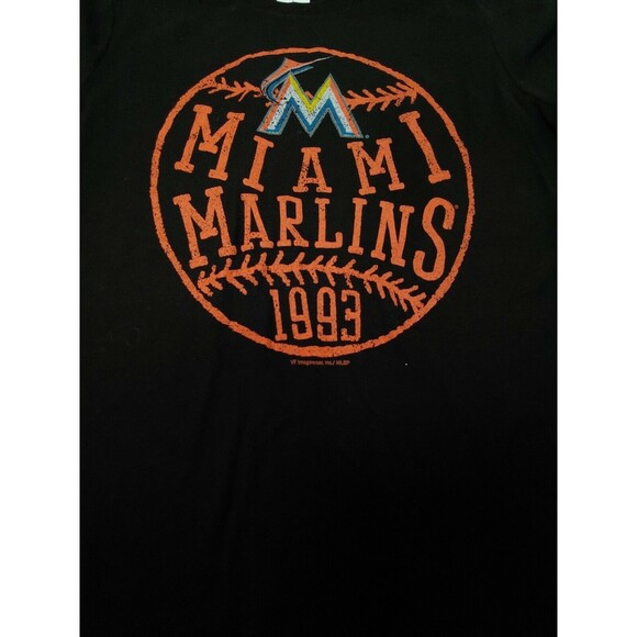 Official Vintage MLB Miami Marlins 1993 Women's T Shirt SIZE Small Graphic - Picture 4 of 5